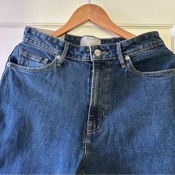 Everlane The Original Curvy Cheeky Crop Jean in Washed Midnight - Picture 6 of 6